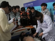 德江县人民医院为贵州工程职业学院新生体检