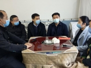 赵贡良走访慰问援鄂医务人员家属